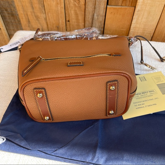 DOONEY BOURKE PEBBLE GRAIN ZIP SAC NEW CARAMEL - Picture 10 of 14